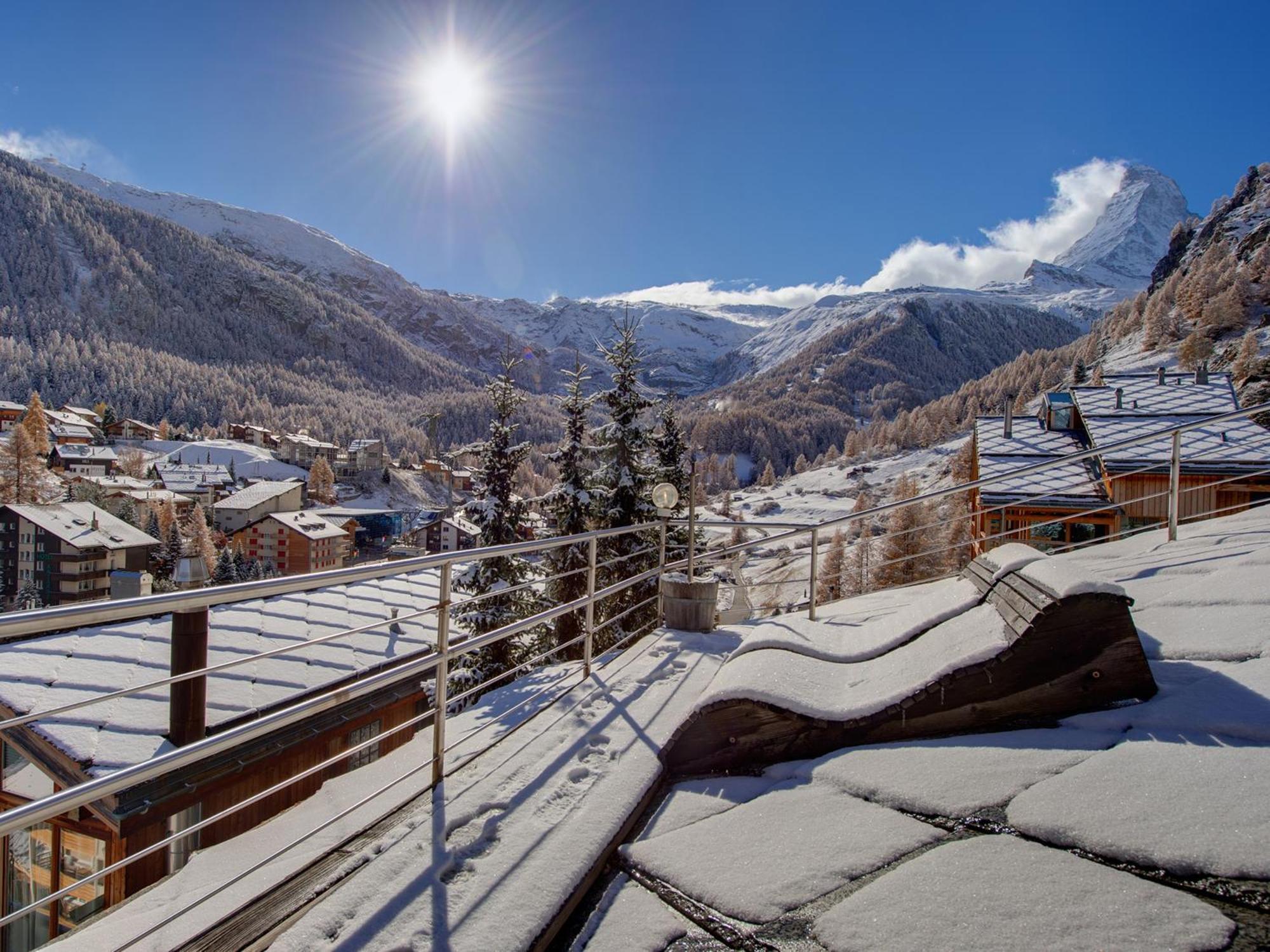 Backstage Hotel Serviced Apartments Zermatt Exteriör bild